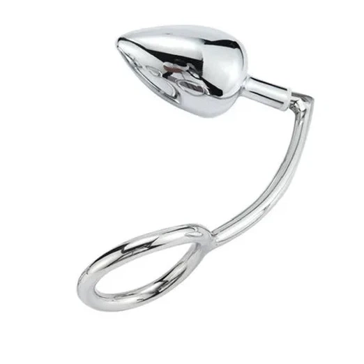 with Stainless Hook Ring 4663 Anal Steel Cock Set DiscreetChoice 0706